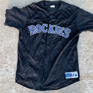 Vintage 90s Colorado Rockies Dante Bichette Jersey MLB Made in USA Size Large
